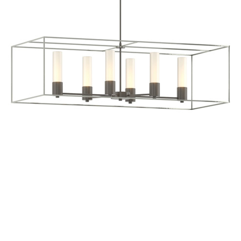 Portico Six Light Pendant in Dark Smoke (39|138940SKTMULT0785GG0392)