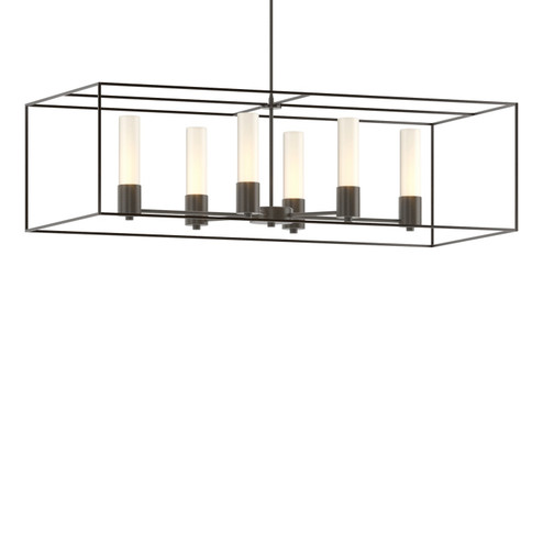 Portico Six Light Pendant in Dark Smoke (39|138940SKTMULT0714GG0392)