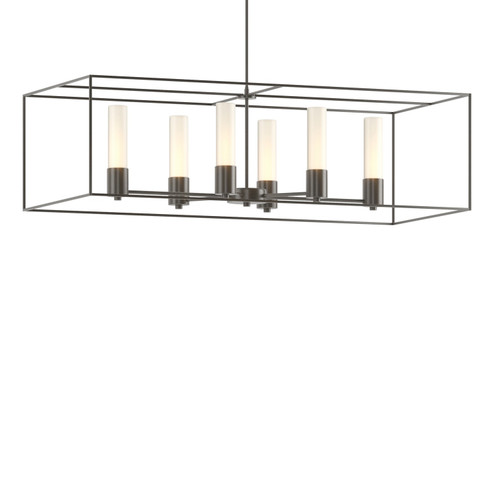 Portico Six Light Pendant in Dark Smoke (39|138940SKTMULT0707GG0392)