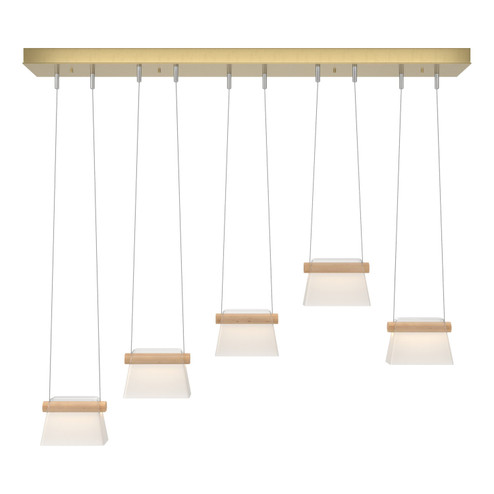 Cowbell LED Pendant in Modern Brass (39|136570LEDSTND86WDYE0560)