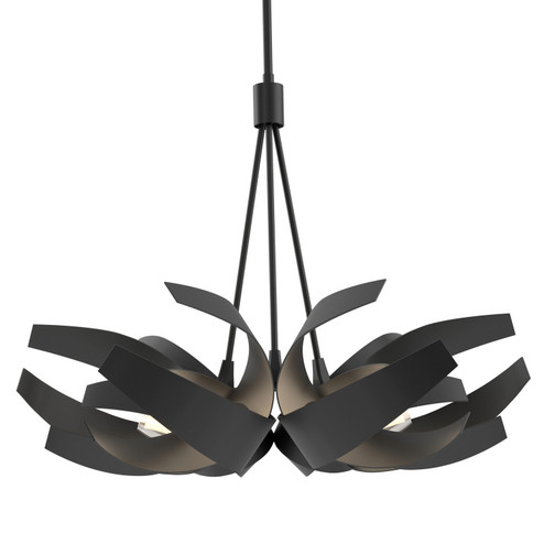 Corona Six Light Pendant in Black (39|136501SKTMULT10YE0352)