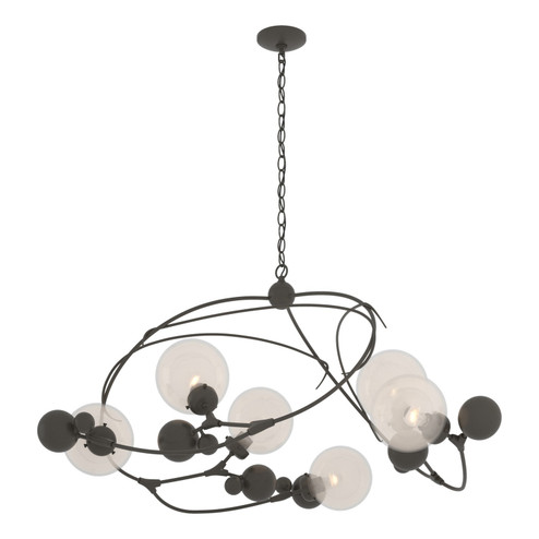 Sprig Six Light Pendant in Dark Smoke (39|136421SKT07WF0639)