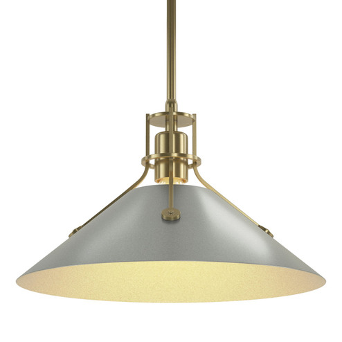Henry Henry Medium Steel Shade Pendant in Modern Brass (39|134550SKTMULT8682)
