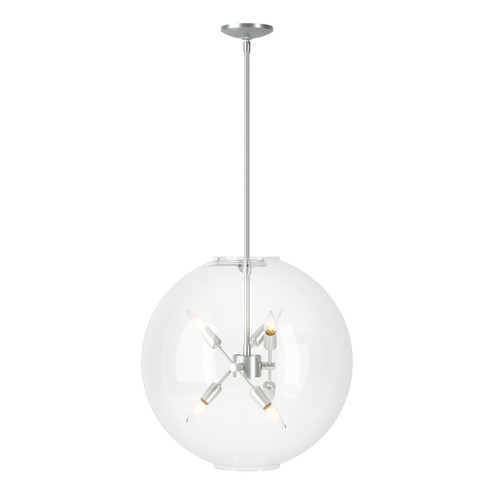 Sfera Six Light Pendant in Vintage Platinum (39|134410SKTMULT82ZM0497)