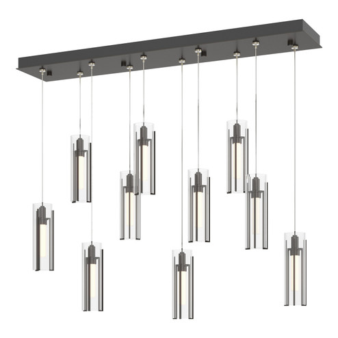 Exos Glass LED Pendant in Oil Rubbed Bronze (39|131204SKTSTND14ZM0065)