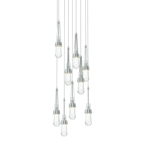 Link LED Pendant in Vintage Platinum (39|131108SKTLONG82ZM0434)