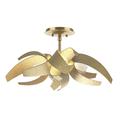 Corona Four Light Semi-Flush Mount in Modern Brass (39|128712SKT86YE0352)
