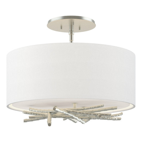 Brindille Three Light Semi-Flush Mount in Vintage Platinum (39|127660SKT82SF1505)