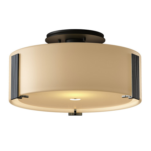 Impressions One Light Semi-Flush Mount in Black (39|126753SKT10GG0218)