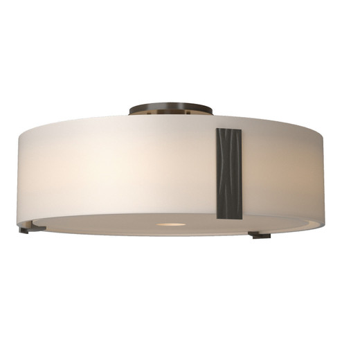Impressions Three Light Semi-Flush Mount in Dark Smoke (39|126751SKT07GG0216)
