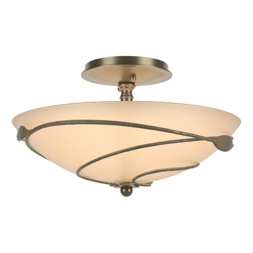 Leaf Two Light Semi-Flush Mount in Soft Gold (39|126712SKT84SS0048)