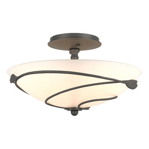 Leaf Two Light Semi-Flush Mount in Natural Iron (39|126712SKT20GG0048)