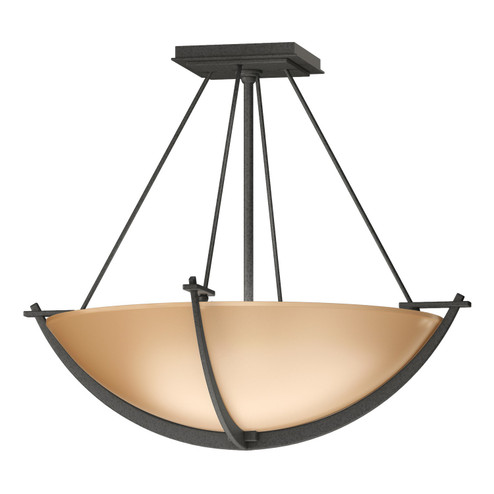 Compass Three Light Semi-Flush Mount in Natural Iron (39|124555SKT20SS0020)
