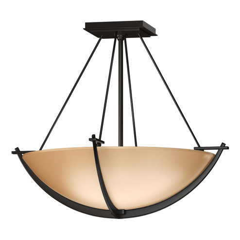 Compass Three Light Semi Flush Mount in Oil Rubbed Bronze (39|124555SKT14SS0020)
