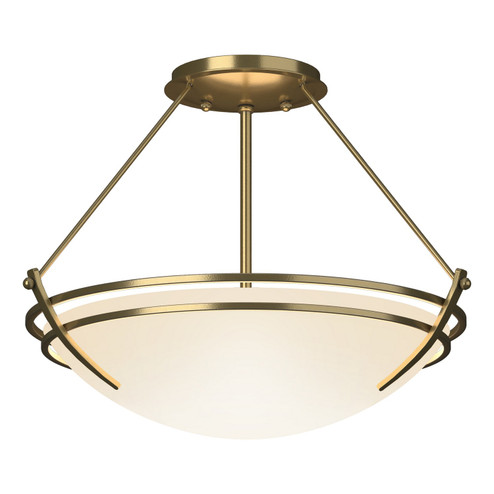 Tryne Two Light Semi-Flush Mount in Modern Brass (39|124422SKT86GG0047)