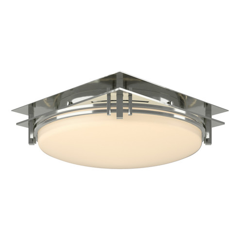 Banded Two Light Semi-Flush Mount in Sterling (39|124394SKT85GG0097)