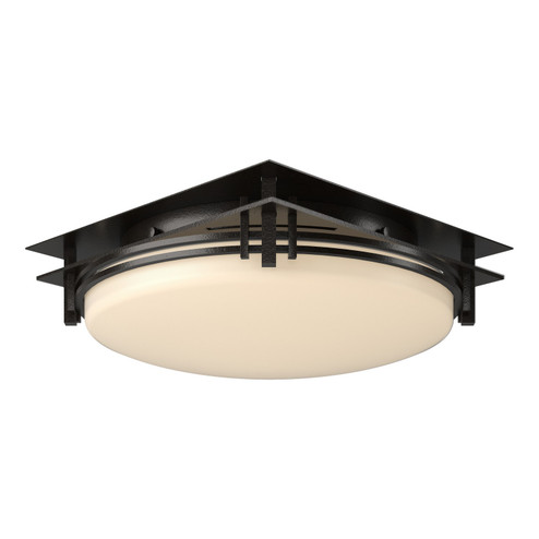 Banded Two Light Semi-Flush Mount in Oil Rubbed Bronze (39|124394SKT14GG0097)