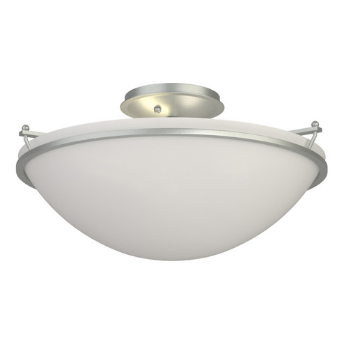 Simple Lines Three Light Semi-Flush Mount in Vintage Platinum (39|124304SKT82GG0053)
