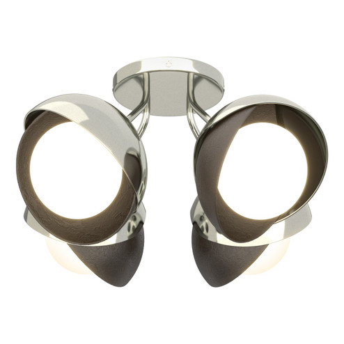 Brooklyn Four Light Semi-Flush Mount in Sterling (39|121376SKT8514GG0711) Brooklyn Four Light Semi-Flush Mount in Sterling (39|121376SKT8514GG0711)