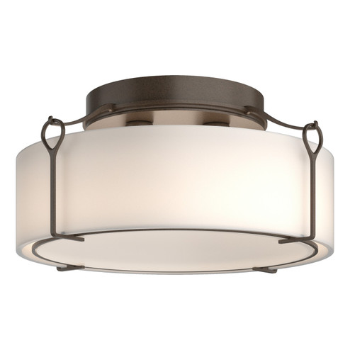 Bow Four Light Semi-Flush Mount in Bronze (39|121145SKT05GG0216)