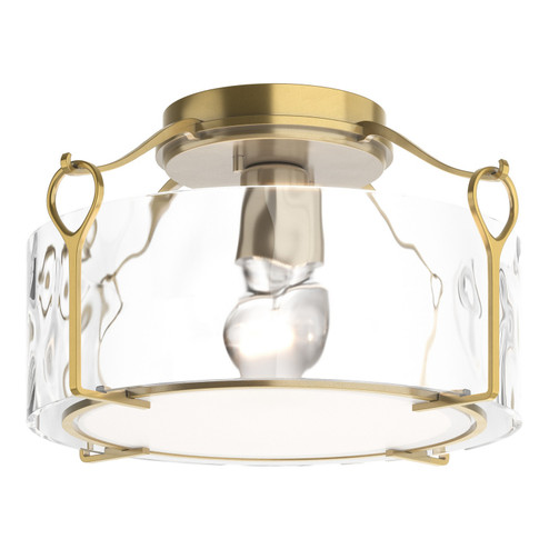 Bow One Light Semi-Flush Mount in Modern Brass (39|121142SKT86LL0218)