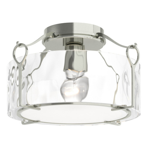 Bow One Light Semi-Flush Mount in Sterling (39|121142SKT85LL0218)