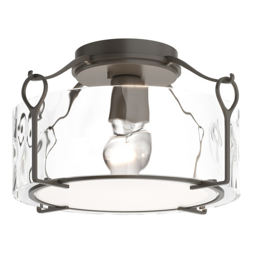 Bow One Light Semi-Flush Mount in Dark Smoke (39|121142SKT07LL0218)