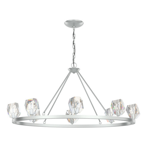 Gatsby Eight Light Chandelier in Vintage Platinum (39|105021SKT82CR)