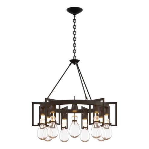 Apothecary Nine Light Chandelier in Black (39|104360SKT10ZM0572)