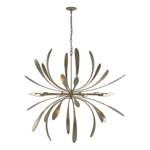 Dahlia Ten Light Chandelier in Soft Gold (39|104355SKT84)