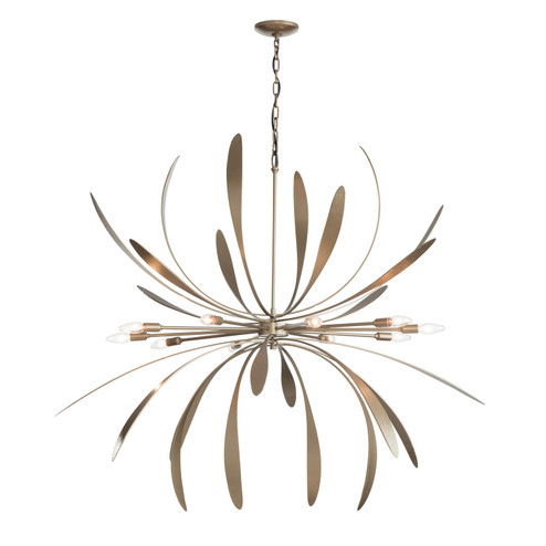 Dahlia Ten Light Chandelier in Oil Rubbed Bronze (39|104355SKT14)