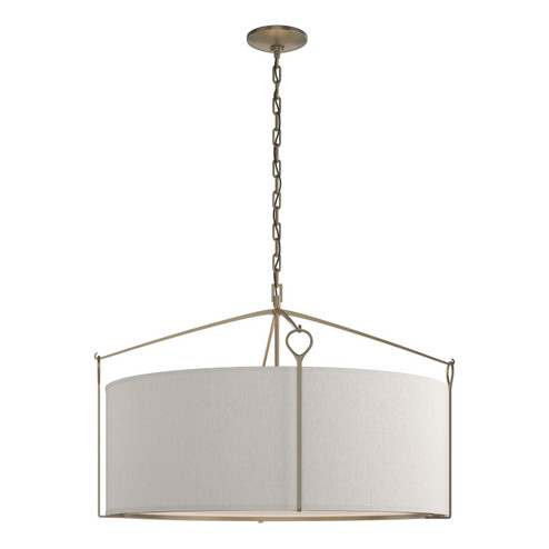 Bow Four Light Pendant in Soft Gold (39|104255SKT84SE2899)