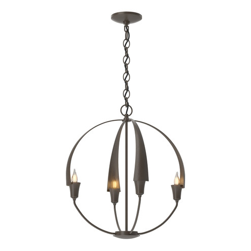 Cirque Four Light Chandelier in Bronze (39|104201SKT05)