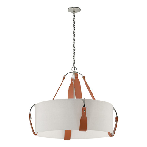 Saratoga Four Light Pendant in Polished Nickel (39|104072SKT24LCSE2812)