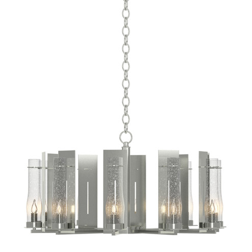 New Town Ten Light Chandelier in Sterling (39|103290SKT85II0184)