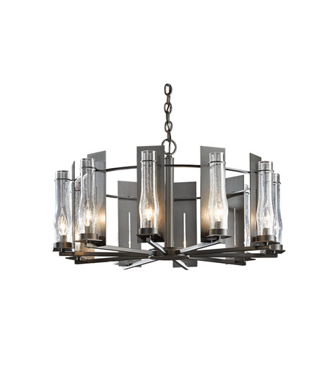 New Town Ten Light Chandelier in Vintage Platinum (39|103290SKT82II0184)