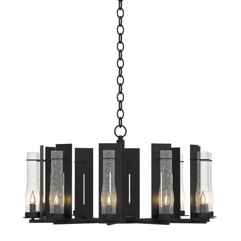 New Town Ten Light Chandelier in Black (39|103290SKT10II0184)