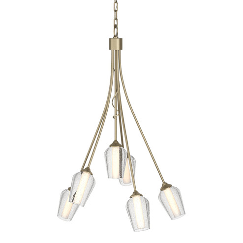 Flora Six Light Chandelier in Soft Gold (39|103043SKT84ZS0354) Flora Six Light Chandelier in Soft Gold (39|103043SKT84ZS0354)