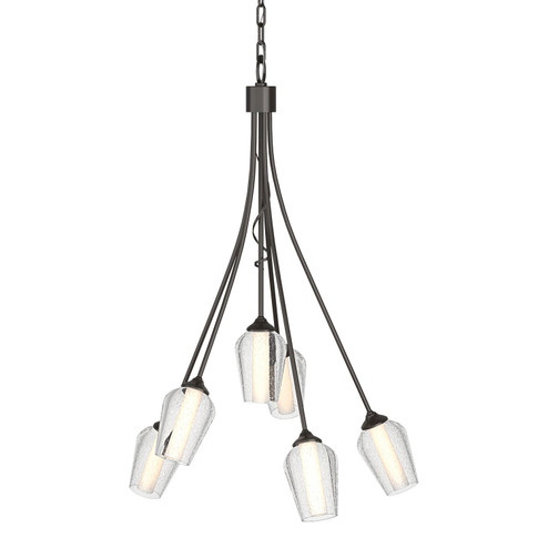 Flora Six Light Chandelier in Oil Rubbed Bronze (39|103043SKT14ZS0354)