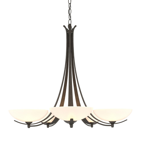 Aegis Five Light Chandelier in Ink (39|101261SKT89GG0123)