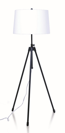 Tripod One Light Floor Lamp in Black (30|TR201BLK)