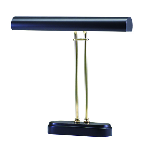 Piano/Desk Two Light Piano/Desk Lamp in Black/Polished Brass (30|P16D02617)