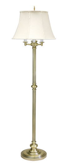 Newport Four Light Floor Lamp in Antique Brass (30|N603AB)