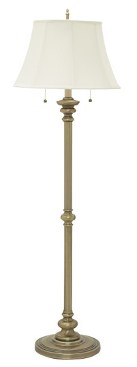 Newport Two Light Floor Lamp in Antique Brass (30|N601AB)