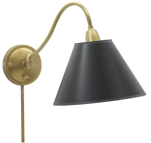 Hyde Park One Light Wall Sconce in Weathered Brass (30|HP725WBBP)