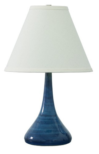 Scatchard One Light Table Lamp in Blue Gloss (30|GS802BG)