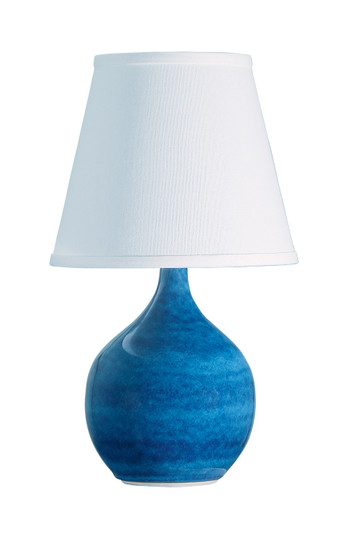 Scatchard One Light Table Lamp in Blue Gloss (30|GS50BG)