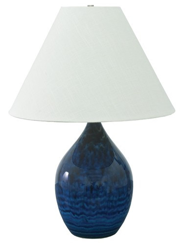 Scatchard One Light Table Lamp in Midnight Blue (30|GS400MID)