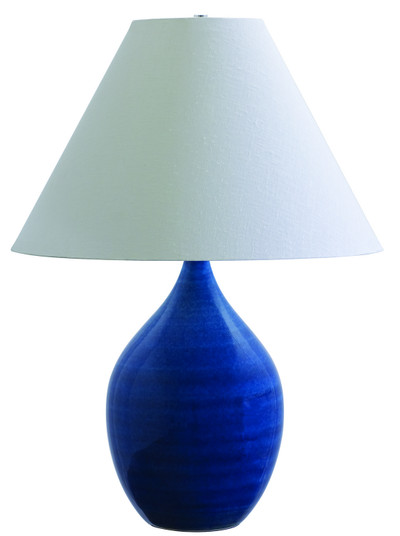 Scatchard One Light Table Lamp in Blue Gloss (30|GS400BG)