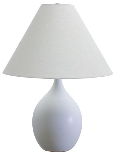 Scatchard One Light Table Lamp in White Matte (30|GS300WM)